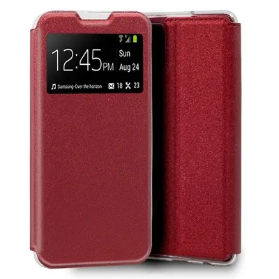Coole schlichte rote Flip-Cover-Hülle für Samsung Galaxy A71