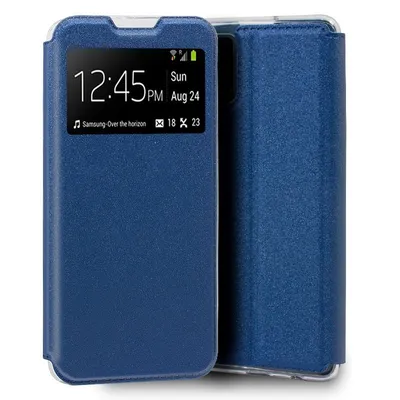 Coole, schlichte, blaue Flip-Cover-Hülle für Samsung Galaxy S20