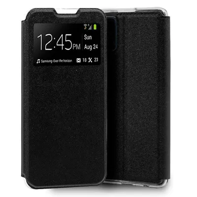 Coole schlichte schwarze Flip-Cover-Hülle für Samsung Galaxy S20