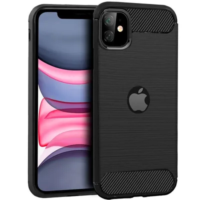 Coole schwarze Anthrazit-Hülle für iPhone 11