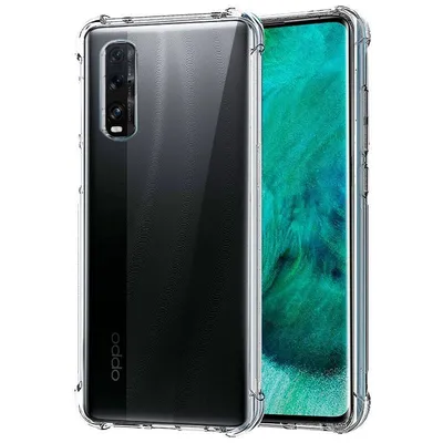 Coole transparente Anti-Shock-Silikonhülle für Oppo Find X2