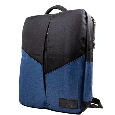 Cooler Portland 15"-16" Laptop-Rucksack Schwarz/Blau