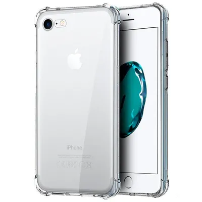 Coole transparente Anti-Shock-Hülle für iPhone 7/8/SE 2020