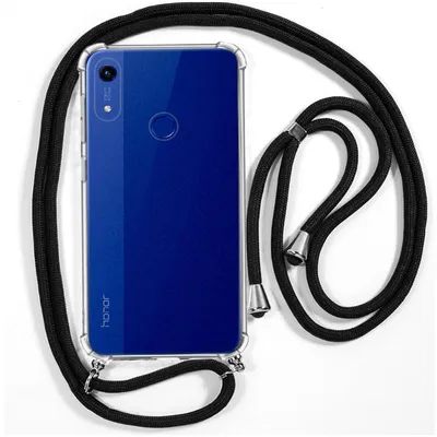 Coole schwarze Kordelhülle für Huawei Y6 (2019)/Y6s/Honor 8A