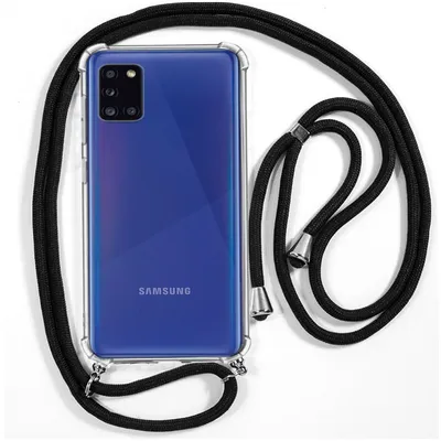 Coole schwarze Kordelhülle für Samsung Galaxy A31