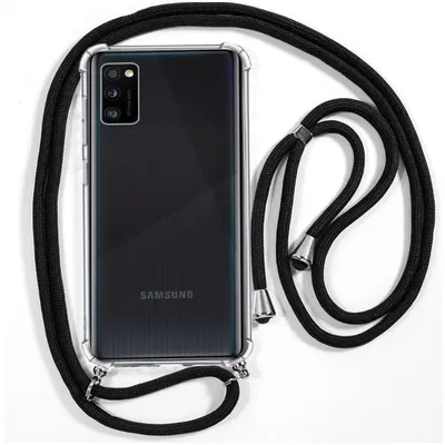 Coole schwarze Kordelhülle für Samsung Galaxy A41