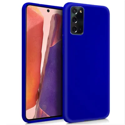 Coole blaue Silikonhülle für Samsung Galaxy Note 20