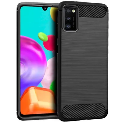 Cooles schwarzes Anthrazit-Case für Samsung Galaxy A41