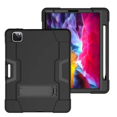 Coole Hülle für iPad Pro 11 (2020/21) / Air 4 (2020) / Air 5 (2022) / Air 6 / Air 11 (2024/25/26) Schwarz