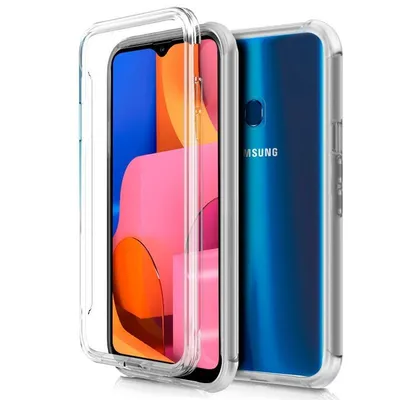 Coole transparente 3D-Silikonhülle für Samsung Galaxy A20s
