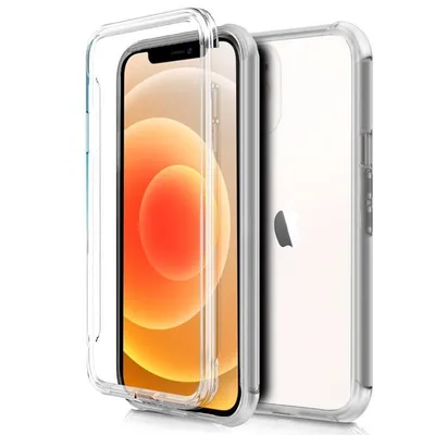 Coole 3D Transparente Silikonhülle Vorder- und Rückseite iPhone 12 Mini