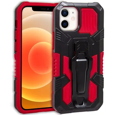 Coole rote Hartschalen-Clip-Hülle für das iPhone 12 Mini