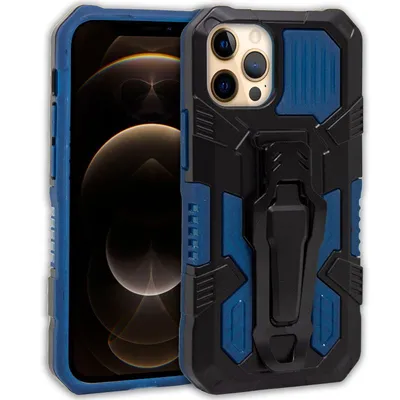 Coole marineblaue Hartschalen-Clip-Hülle für das iPhone 12 Pro Max