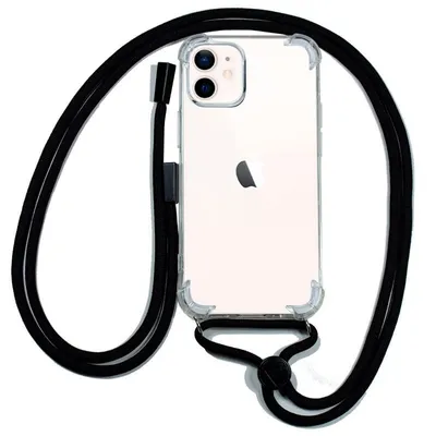 Coole schwarze Kordelhülle für das iPhone 12 Mini