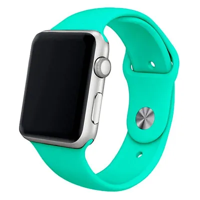 Cooles Mint-Kautschukarmband für Apple Watch Watch 38/40 mm Serie 1/2/3/4/5/6/SE