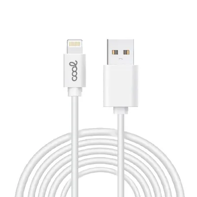 Cooles USB-auf-Lightning-Kabel 3 m, Weiß