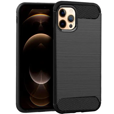 Coole schwarze Anthrazit-Hülle für iPhone 12 Pro Max
