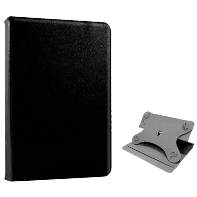 Coole schwarze, universelle drehbare Hülle für 6"-Tablet/E-Book