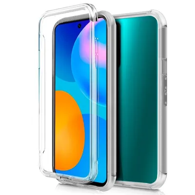 Coole 3D-transparente Silikonhülle vorne und hinten für Huawei P Smart 2021
