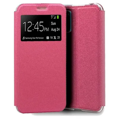 Coole schlichte rosa Flip-Cover-Hülle für Oppo A52 / A72 / A92