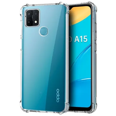 Coole transparente Anti-Shock-Hülle für Oppo A15 / A15s