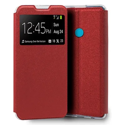 Coole schlichte rote Flip-Cover-Hülle für Samsung Galaxy M11 / A11