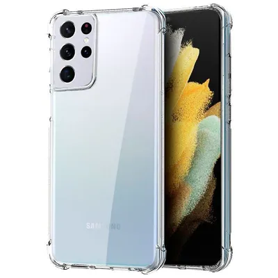 Coole transparente Anti-Shock-Hülle für Samsung Galaxy S21 Ultra