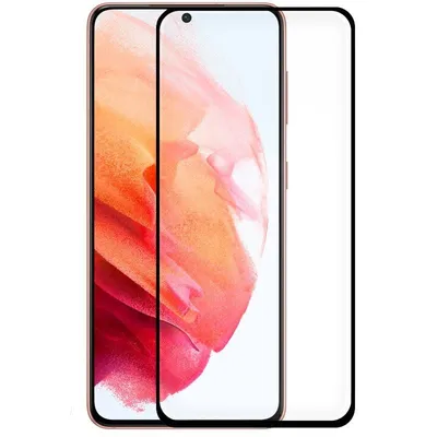 Cooler Full 3D Displayschutz aus gehärtetem Glas in Schwarz für Samsung Galaxy S21