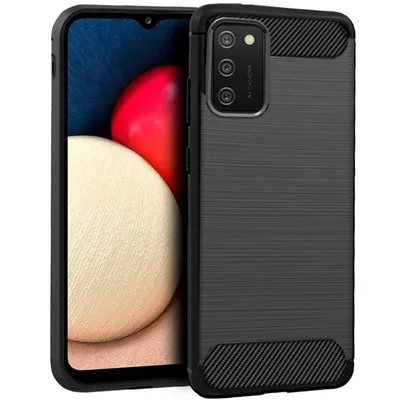 Cooles schwarzes Anthrazit-Case für Samsung Galaxy A02s