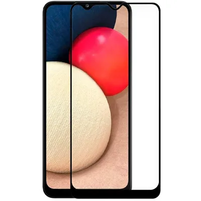 Cooler 3D-Displayschutz aus gehärtetem Glas für Samsung Galaxy A02s