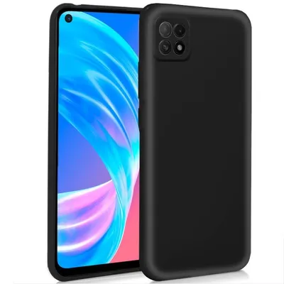 Coole schwarze Silikonhülle für Oppo A73 5G