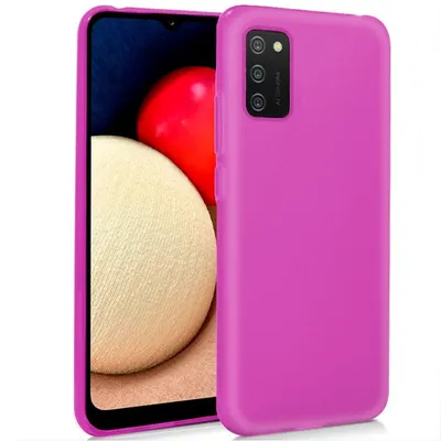 Coole rosa Silikonhülle für Samsung Galaxy A02s