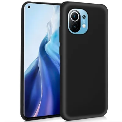 Coole schwarze Silikonhülle für Xiaomi Mi 11 / Mi 11 Pro