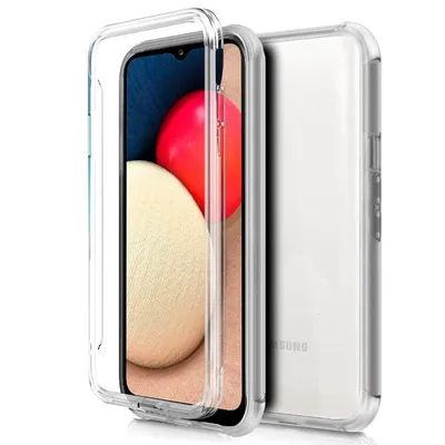 Coole transparente 3D-Silikonhülle für Samsung Galaxy A02s