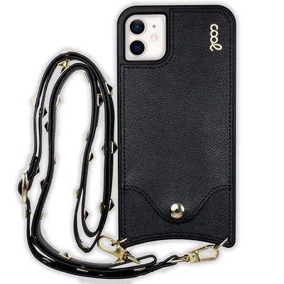 Coole schwarze Pop-Rock-Hängehülle für das iPhone 12 Mini