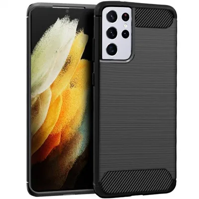 Cooles schwarzes Anthrazit-Case für Samsung Galaxy S21 Ultra