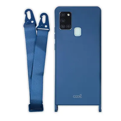 Coole blaue Hängehülle für Samsung Galaxy A21s