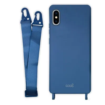 Coole blaue Hängehülle für iPhone X/XS