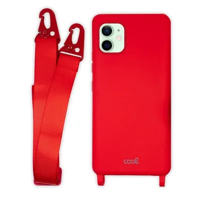 Coole rote Hängehülle für iPhone 12/12 Pro