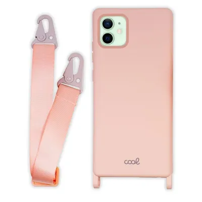 Coole rosa Anhängerhülle für iPhone 12/12 Pro
