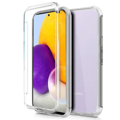 Coole transparente 3D-Silikonhülle für Samsung Galaxy A72