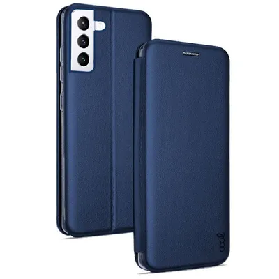 Coole Eleganz Marine Flip Cover Hülle für Samsung Galaxy S21 Plus