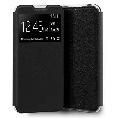 Coole, schlichte schwarze Flip-Cover-Hülle für TCL 20 5G