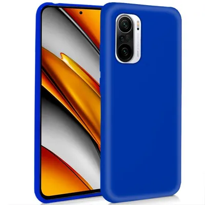 Coole blaue Silikonhülle für Xiaomi Mi 11i/Pocophone F3