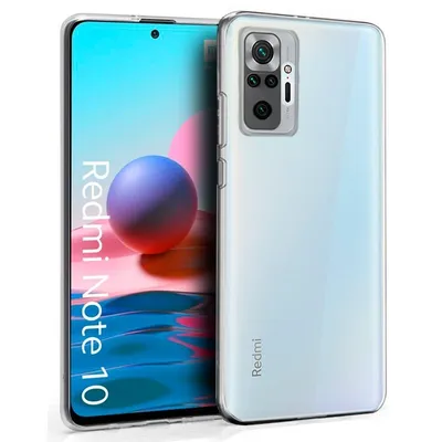 Coole transparente Silikonhülle für Xiaomi Redmi Note 10/Note 10s