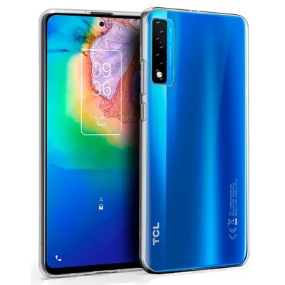 Coole transparente Silikonhülle für TCL 20 5G