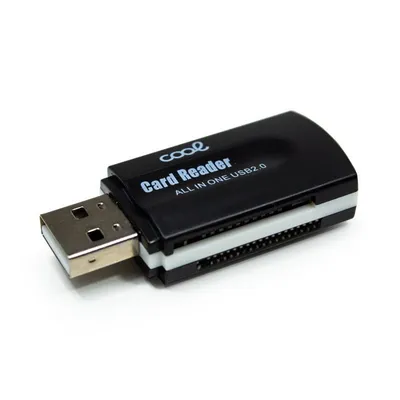 Cooler All-in-One-Universal-USB-Kartenleser, Schwarz