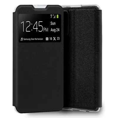 Coole schlichte schwarze Flip-Cover-Hülle für Realme 8 5G