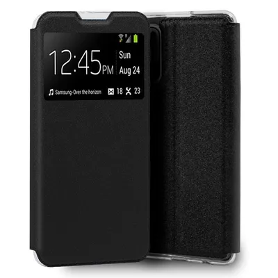 Coole schlichte schwarze Flip-Cover-Hülle für Xiaomi Redmi Note 10 5G/Pocophone M3 Pro 5G