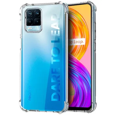 Coole transparente Anti-Schock-Hülle für Realme 8 / 8 Pro